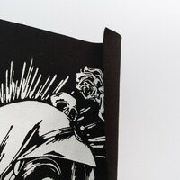 Virgin Mary with Gas Mask Cyberpunk Goth Sew-on Patches - Thumbnail 3