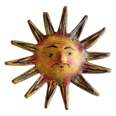 Coconut mask. collectibles. home decoration. wall decoration. interior decoration. mexican mask. mexican craft. mexican folk art.