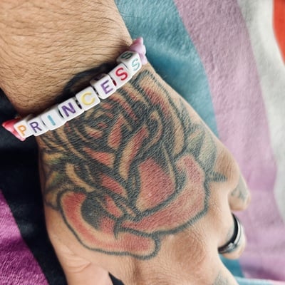 "princess" kandi bracelet