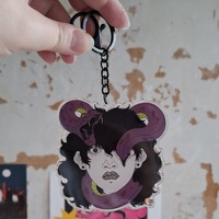 "Snake" Acrylic Epoxy Keychain - Thumbnail 2