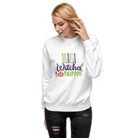 MAGA WITCHES BE TRIPPIN/ FUNNY POLITICAL SHIRT/ HALLOWEEN Unisex Premium Sweatshirt - Thumbnail 16