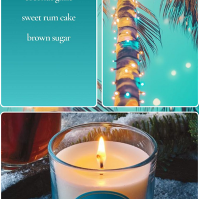 Lyrd tropical tidings candle