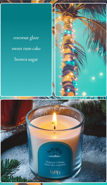 LYRD Tropical Tidings Candle