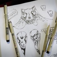 Razor Blades Goth Punk Sew-on Patch Sets - Thumbnail 3