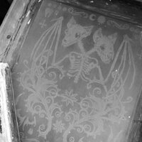 Siamese Bats Skeleton Goth Punk Sew-on Patches - Thumbnail 6