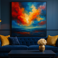 Where Fire Meets Silence Abstract - Thumbnail 2
