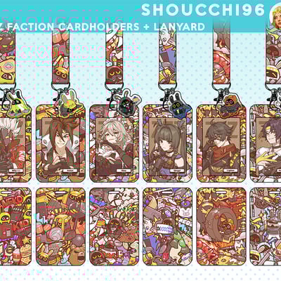 Zenless zone zero photocard holder + lanyard (pre-order)