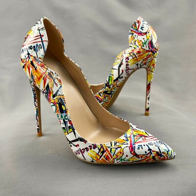 Women's fashionable pointed toe high heels