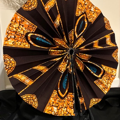 Ankara printed fan xl - Thumbnail 1