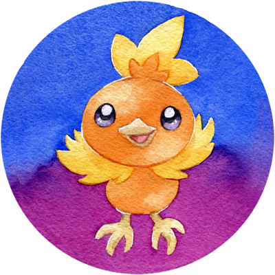Torchic button