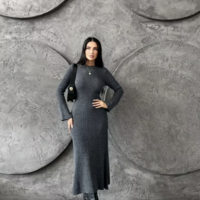 Knit Fall dress - Thumbnail 2