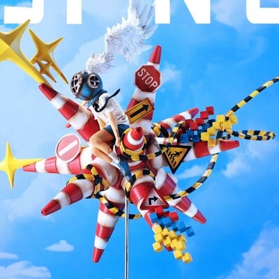 Arttoy by sank toys "lost in life-silent satellite-blues"