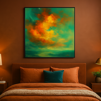 Celestial Rapture Abstract Art Print - Thumbnail 3