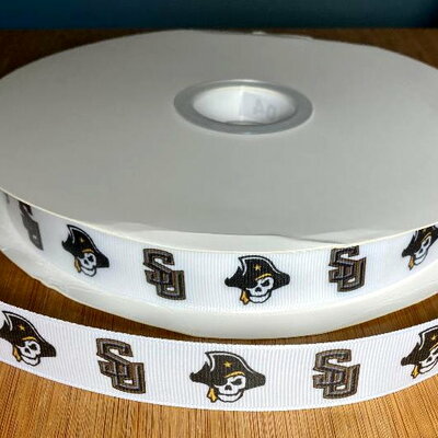 7/8" southwestern university inspired custom printed grosgrain ribbon