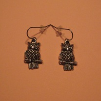 Perching Owl Earrings