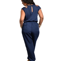 Navy Blue Romper - Thumbnail 1
