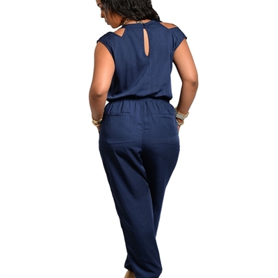 Navy blue romper