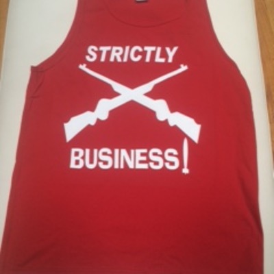 Strictly buisness tank top