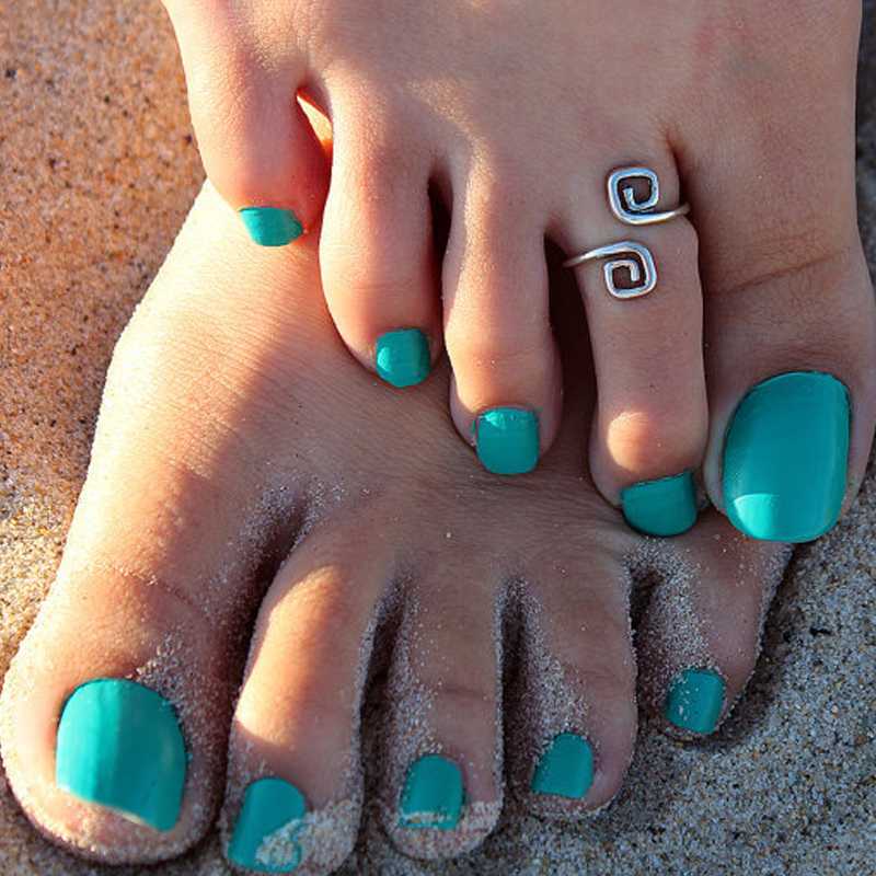 Women's Retro Adjustable 925 Silver Plated Toe Ring Foot Jewelry Beach L AL Women's Retro Adjustable 925 Silver Plated Toe Ring Foot Jewelry Beach L AL