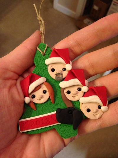 Custom Tree Ornaments 5 figures