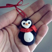 Penguin Ornament handmade and customize - Thumbnail 2