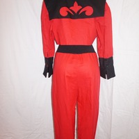 Vintage Side Effects Red/Black Jumper Size M - Thumbnail 3