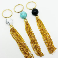 The Aphrodite Keychain : White Howlite Keychain - Thumbnail 3