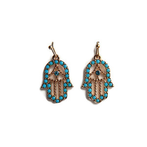 Hamsa Earrings