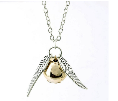 golden snitch necklace