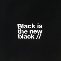Black Is the New Black Denim Tote - Thumbnail 1