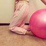 Harajuku style soft pink sports striped loose lace harem pants-3