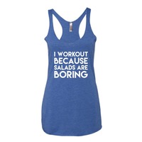 Salads Are Boring Women's tank top - Thumbnail 4
