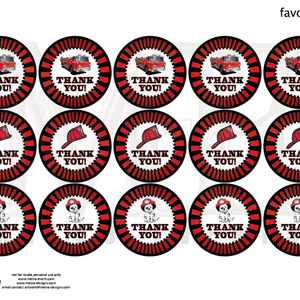 Fireman Invitations, Firefighter Birthday Party - Thumbnail 1