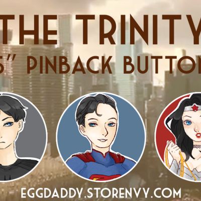 Trinity 1.5" pinback buttons