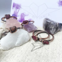RAW RUBY STACKING RING - Thumbnail 2