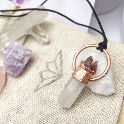 City of tourmalines pendant