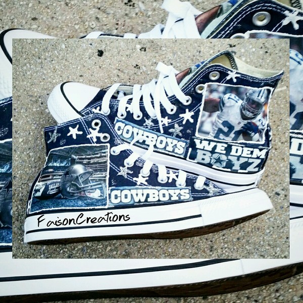 custom dallas cowboys converse