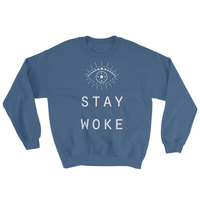 Stay Woke - Unisex Sweatshirt - Thumbnail 3