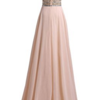 Beading Backless Long Prom Dress,Evening Dress,Charming Prom Dresses,BG141 - Thumbnail 1