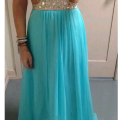 Sweetheart sexy chiffon charming custom made long prom dress,evening dress,prom dresses,bg152
