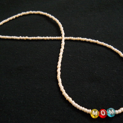 Mom bead necklace