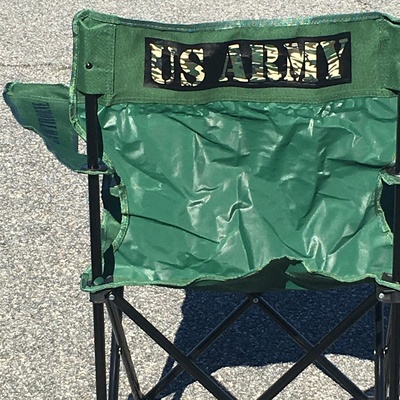 Camo tailgate chair