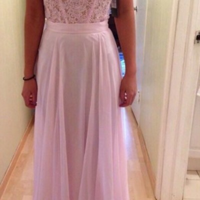 Spaghetti straps a-line chiffon prom dresses floor length women dresses - Thumbnail 4