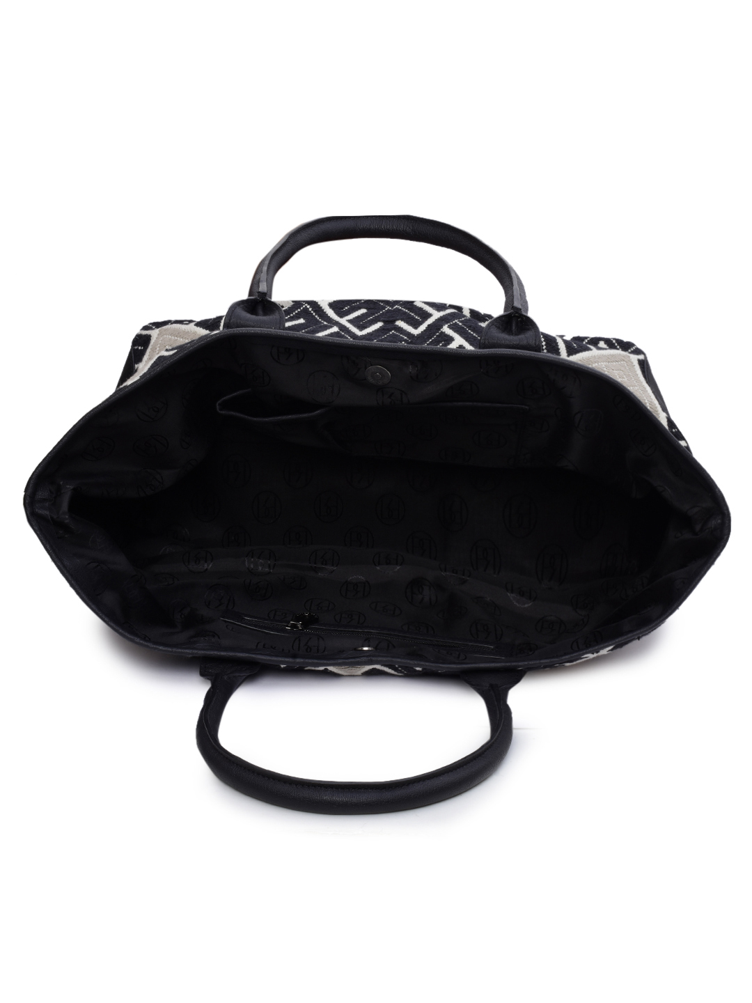 Phive Rivers Women's Jacquard Fabric Tote Bag (Black) on Storenvy