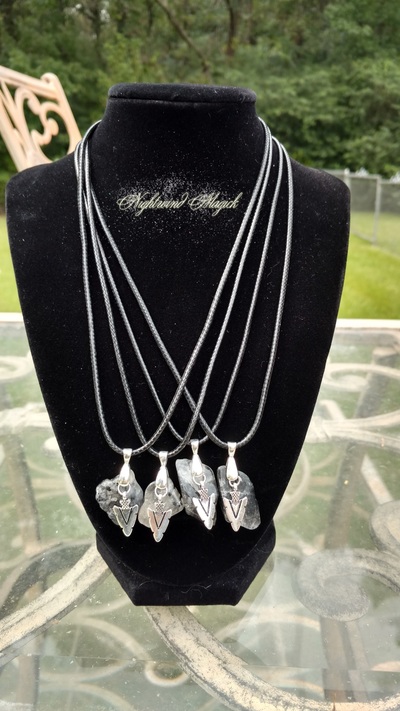 Hitting the Mark (Tourmilated/Tourmalinated Quartz Necklace)