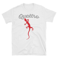 Quattro Gecko Lizard Unisex T-Shirt - Thumbnail 1