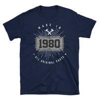 Born in 1980 Unisex T-Shirt - Thumbnail 1