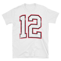 Number Twelve 12 Unisex T-Shirt - Thumbnail 2