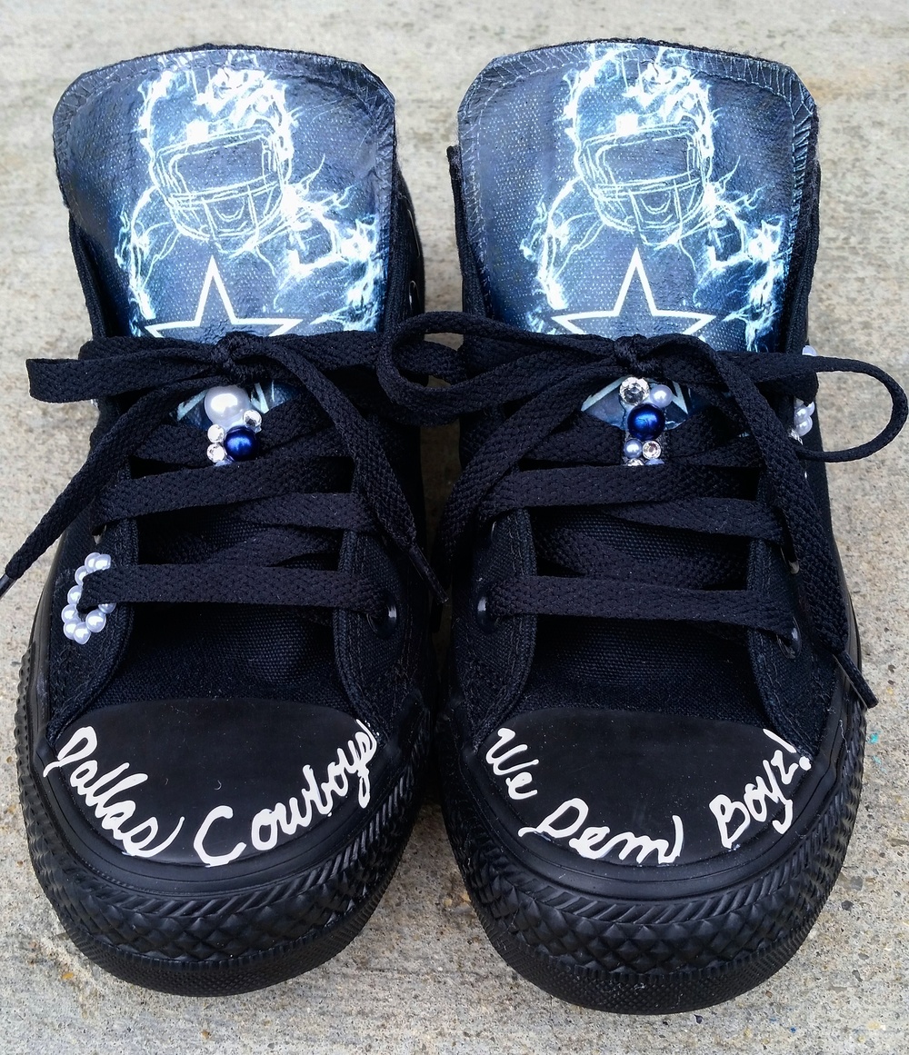 custom dallas cowboys converse