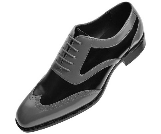 Black and gray dress shoes Clearance